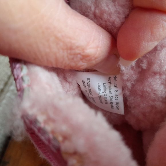 Sheep Shearing Booties Infant Large Pink - Picture 5 of 10